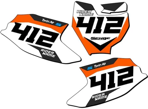 Vista 3 de 1998-2001 SX 50 SG63 Custom MX matrículas Senge Graphics Kit compatible con KTM