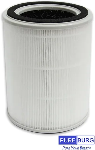 Vista 4 de PUREBURG Filtro de repuesto TPAP001 compatible con el purificador de aire TOPPIN Comfy Air C2, paquete de 2 unidades de carbón activado H13 True