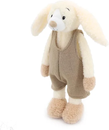 Vista 2 de Conejito de Pascua de peluche, juguete de conejo de ropa suave para niños, recién nacidos, niños y niñas, juguetes de peluche adorables y adorables