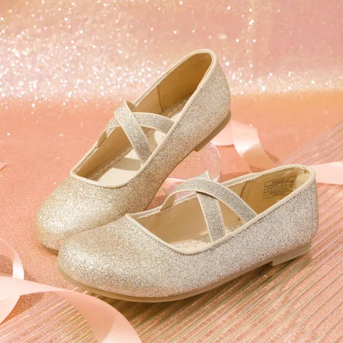 Vista 5 de DREAM PAIRS Zapatos de vestir tipo bailarina, de piso, para niñas Mary Jane