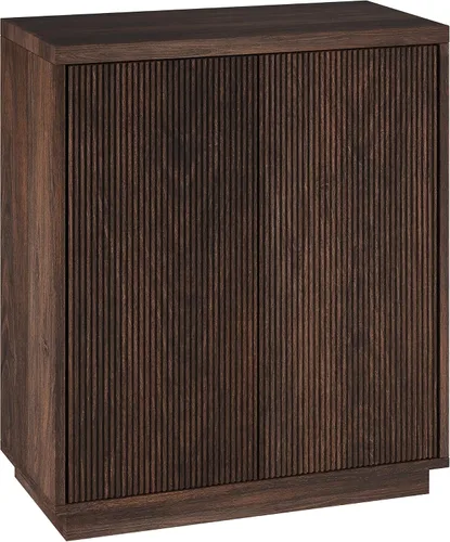 Vista 8 de Henn&Hart Alston - Armario Accent, 28 pulgadas de ancho, blanco aliso Fluted doors and clean lines create modern charm, with hidden storage, an