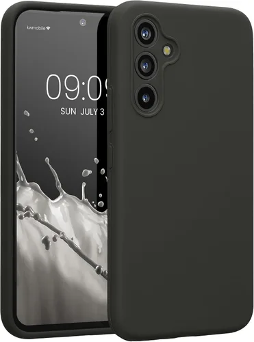 Vista 102 de kwmobile Funda compatible con Samsung Galaxy A13 4G - Funda delgada de silicona TPU - Acabado suave al tacto - Amarillo radiante