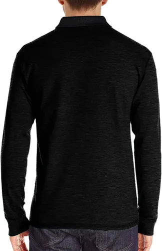 Vista 2 de Uposiut Mens Polo Shirts Long/Short Sleeve Mens Shirts Casual Stylish Cotton True Classic Basic Tee Shirts