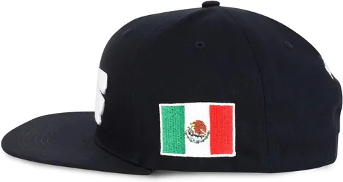 Vista 5 de Hecho en México Eagle 3D Gorra plana bordada a presión