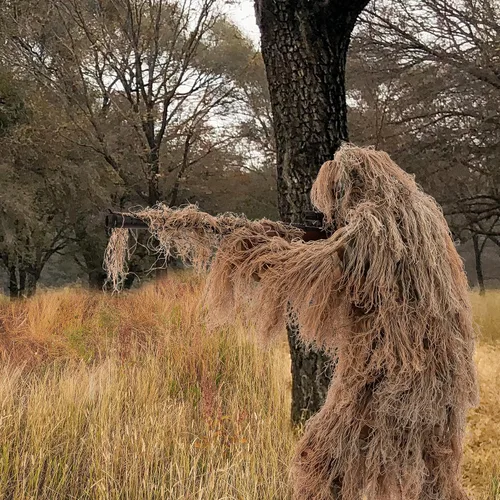Vista 6 de Ghillie Suit for Men, 5 in 1 3D Camouflage Hunting Suits Camo Hunting Clothes for Adults