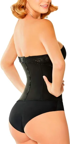 Vista 2 de DIANE & GEORDI 002396 Corsé Deshuesado Entrenador de Cintura para Mujer Faja Colombiana