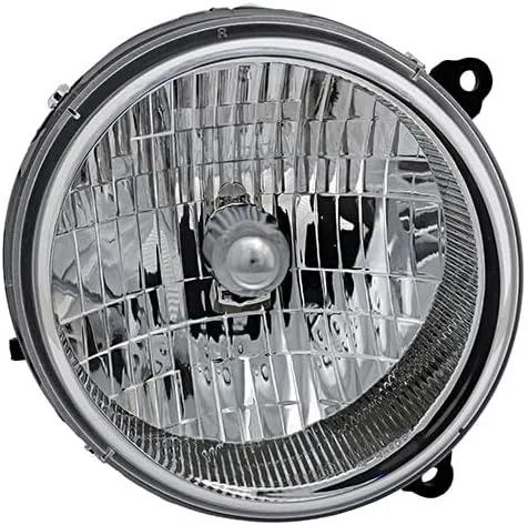Vista 9 de Para Jeep Liberty Faros Lámparas Set 2003 2004 Halógeno Conductor y Pasajero Lado