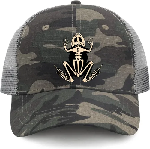 Vista 9 de devor Hats Bone Frog Dad Hats for Women Graphic Dad Hats Adjustable