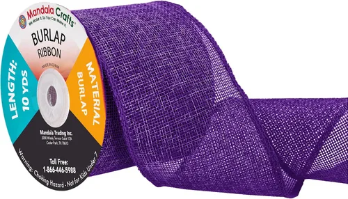 Vista 15 de Mandala Crafts Cinta de arpillera negra de 1.5 pulgadas de ancho para manualidades, rollo de 20 yardas de cinta rústica de arpillera para coronas