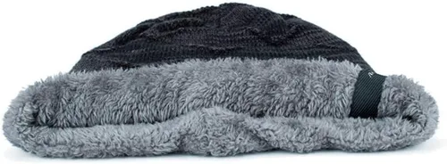 Vista 3 de LLmoway Gorro de invierno cálido y elástico para hombre y mujer, con forro polar