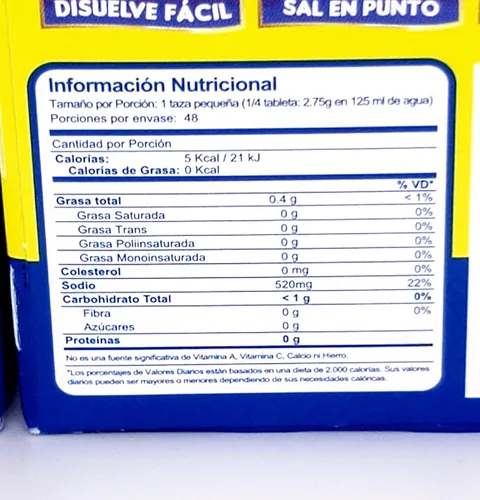 Vista 2 de Dona Gallina Caldo de pollo 12 comprimidos 4.66 oz (paquete de 3)