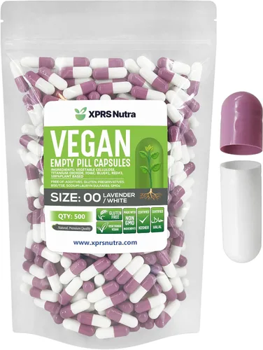 Vista 42 de XPRS Nutra Cápsulas vacías de tamaño 00 – 100 cápsulas veganas vacías – Pastillas vacías vegetarianas – Relleno de cápsulas vegetales DIY