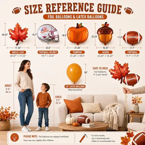Vista 4 de Fall Football Party Balloon Arch Kit,137Pcs Autumn Burnt Orange Ruby Red Fall Season