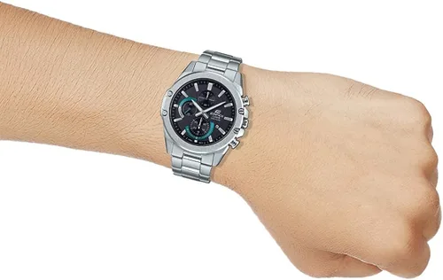 Vista 5 de Casio Edifice cronógrafo cuarzo negro Dial reloj de los hombres EFR-S567D-1AVUDF
