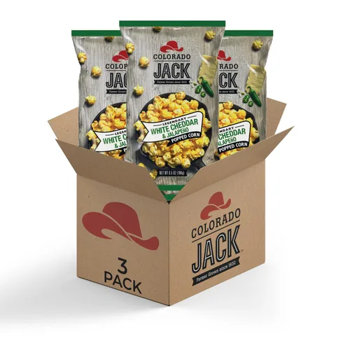 Vista 9 de Palomitas de maíz gourmet Colorado Jack: Mantequilla real y vainilla, cultivadas por agricultores, delicioso aperitivo, regalo sabroso - Sin jarabe