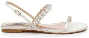 Vista 9 de Badgley Mischka Sandalia plana Natalee para mujer