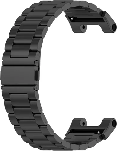 Vista 6 de FitTurn Compatible con las correas Amazfit T-Rex, pulsera elegante de repuesto de acero inoxidable sólido de metal ajustable con herramientas