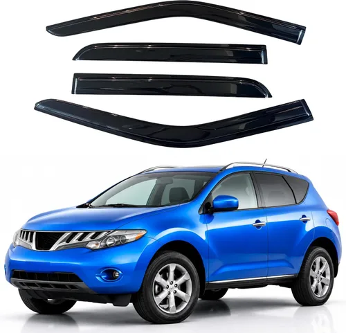 Vista 144 de Visera de ventana IG para Ford Focus Sedán y Hatchback 2012-2018, Protector de ventana lateral para lluvia y viento estilo Mugen, extra duradero
