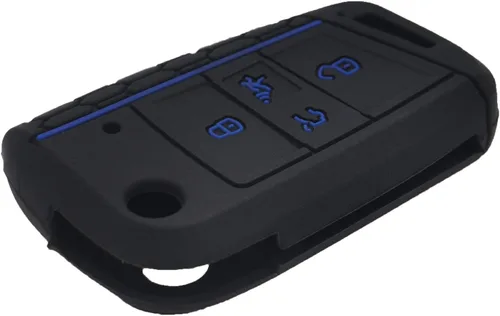 Vista 8 de LemSa Paquete de 2 fundas de silicona suave para llavero VW Volkswagen Golf Alltrack Sportwagen GTI Tiguan Atlas POLO Skoda Octavia 2020 2019 2018