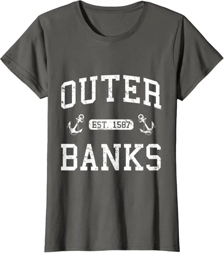 Vista 6 de Out-Banks NC North Carolina - Camiseta