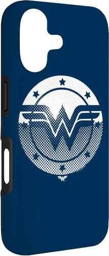 Vista 3 de Wonder Woman Funda con logotipo de escudo de medio tono para iPhone 17