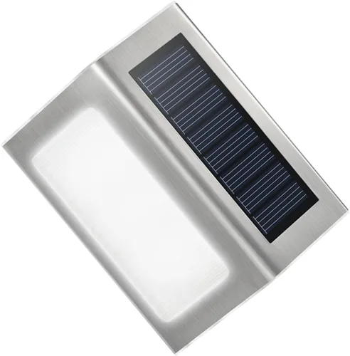 Vista 3 de 2 luces solares de escalera para exteriores, luces solares de jardín para patio y porche