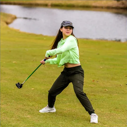 Vista 5 de FlingStick - Stinger - Lanzador de pelotas de golf para juegos de golf alternativos en campos de golf Negro