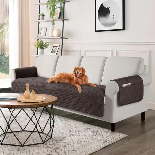 Vista 50 de TAOCOCO Fundas impermeables para silla para mascotas y perros con respaldo antideslizante, fundas para asiento de silla con bolsillo lateral