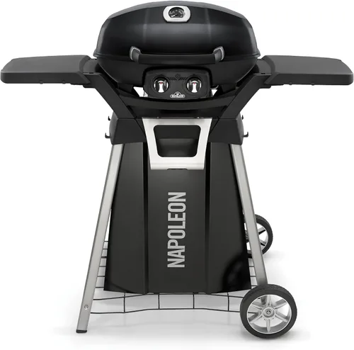Vista 5 de Napoleon TravelQ - Accesorio para parrilla de barbacoa, soporte para PRO285, bandeja de condimentos de acero inoxidable, abridor de botellas
