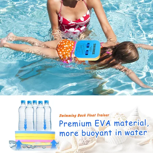 Vista 6 de SWIMEE - Cinturón de seguridad para nadar con 3 capas ajustables para nadar, cómodo dispositivo de flotación impermeable para niños pequeños