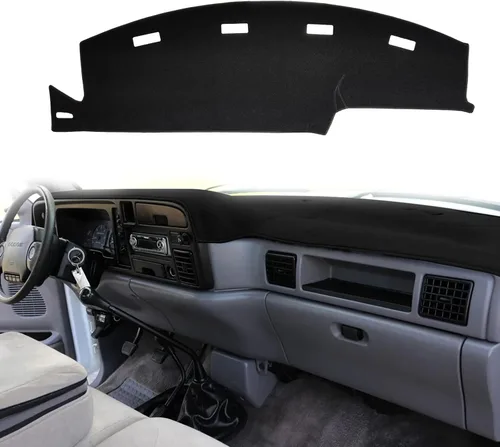 Vista 13 de Cubierta de salpicadero compatible con Dodge Ram 1500 2002-2005, 2500/3500 2003-2005 (beige)