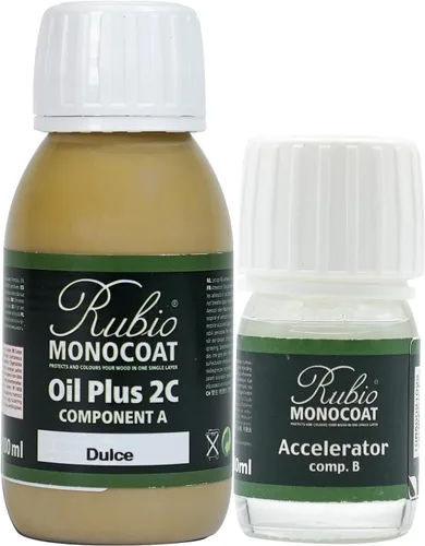 Vista 113 de Rubio Monocoat Tinte y acabado para madera de 650 pies cuadrados - Niebla 5% Oil Plus 2C Aceite de linaza ecológico de secado rápido