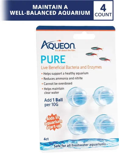 Vista 2 de Aqueon Suplemento de bacterias puras - Paquete de 4 (10 galones)