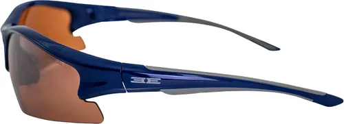 Vista 3 de Epoch Eyewear Brodie Golf - Gafas de sol deportivas con montura azulgris con lente ámbar