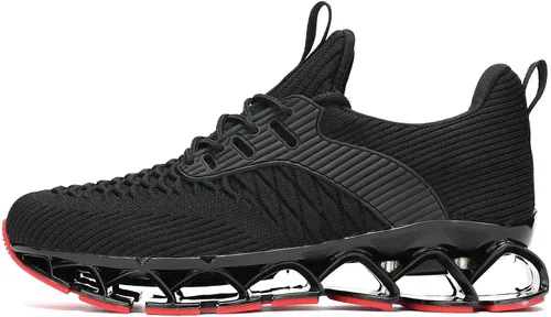 Vista 3 de Zapatos deportivos para hombre sin cordones para caminar y correr, tenis con diseño de hoja, informales, cómodos, antideslizantes, para el trabajo