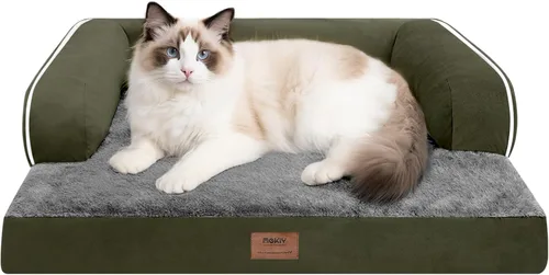 Vista 66 de Cama pequeña para perros y sofá para gatos, camas ortopédicas impermeables para perros pequeños, cama para gatos, sofá para mascotas cómodo
