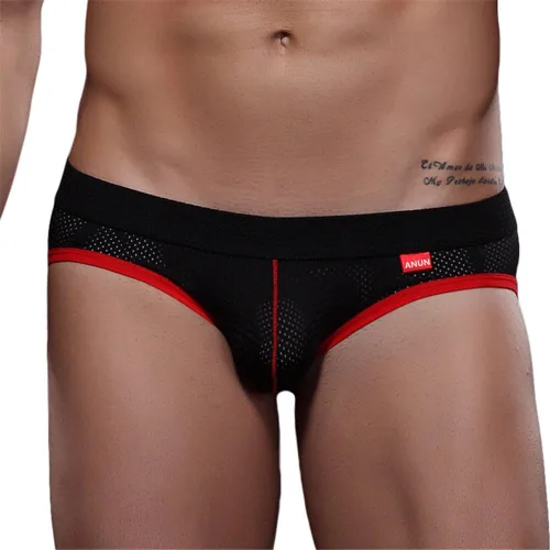 Vista 2 de ANUN Tanga sexy de tiro bajo para hombre, bikini con tanga