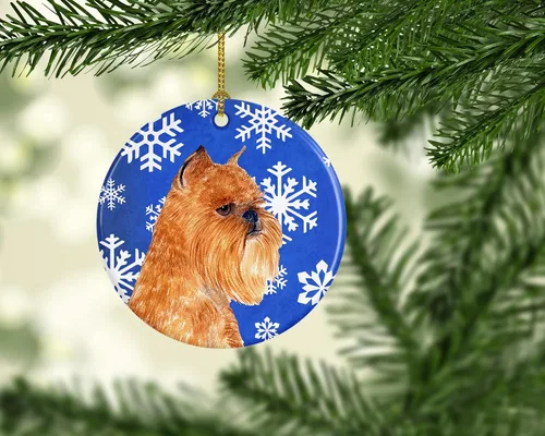 Vista 76 de Caroline's Treasures Cavalier Spaniel - Adorno de cerámica para colgar en el árbol de Navidad, para el hogar, Navidad, fiestas, regalo, 3 pulgadas