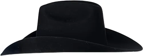 Vista 3 de ARIAT Sombrero de vaquero de lana juvenil Maverick Western, color negro