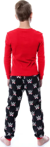 Vista 4 de WWE - Conjunto de pijama para niño con cinturón de lucha libre