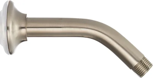Vista 2 de American Standard 1660240.295 - Brazo y brida estándar para cabezal de ducha de montaje en pared, níquel cepillado