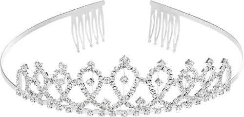 Vista 3 de Kit de decoración de fiesta para novias. Accesorios para ajuar de novia, faja, tiara, bandas doradas y plateadas, velos y tatuajes