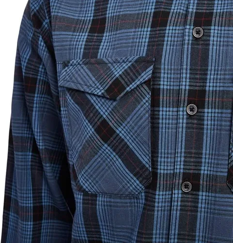 Vista 5 de Vertx Canyon River - Camisa táctica de franela para hombre, manga larga, para trabajo al aire libre, con bolsillos, equipo de operaciones tácticas