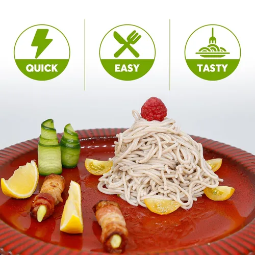 Vista 3 de ONETANG Fideos ramen de trigo sarraceno orgánico y arroz integral, pasta sin gluten, grano entero, sin OMG, kosher, vegano, 2.47 onzas