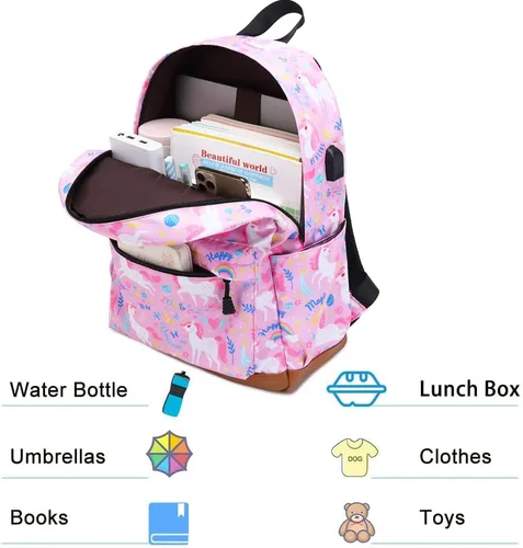 Vista 8 de Mochilas escolares para niñas, niños y adolescentes