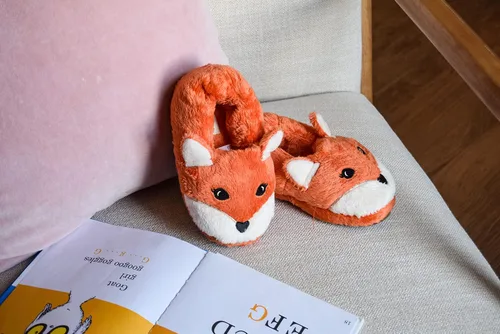 Vista 2 de Kids Toddlers Whimsical Animal Critter Washable Slipper