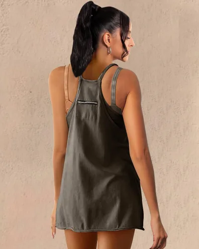 Vista 5 de Modernoajustado para mujer, Gris oscuro