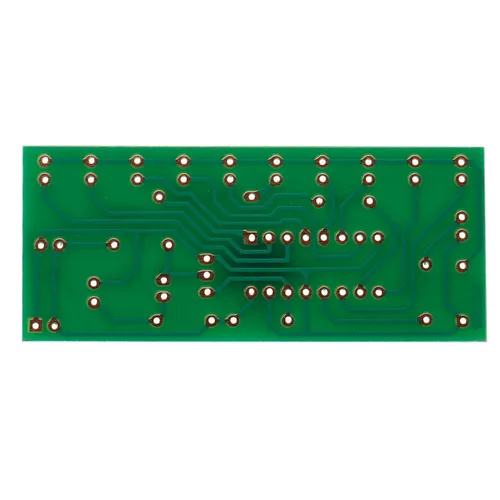 Vista 4 de PATIKIL Tablero de práctica de soldadura, 1 juego de electrónica prototipo placa PCB circuito de soldadura DIY control de voz LED luz