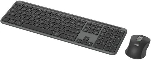 Vista 3 de Logitech Signature MK955 Slim Combo de teclado y ratón grande con Logi Options Plus App (negro)