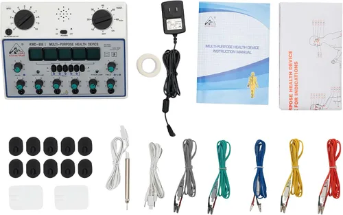 Vista 3 de KWD808-I Máquina eléctrica del estimulador de la acupuntura 6 Salida Patch Massager Cuidado para la acupuntura de impulso eléctrico 500-1000hpa